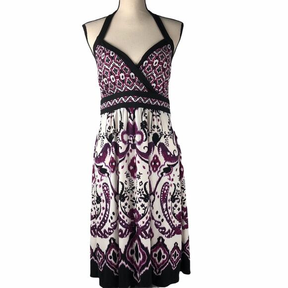 Apt 9 floral abstrac tsummer dress large - Picture 2 of 7